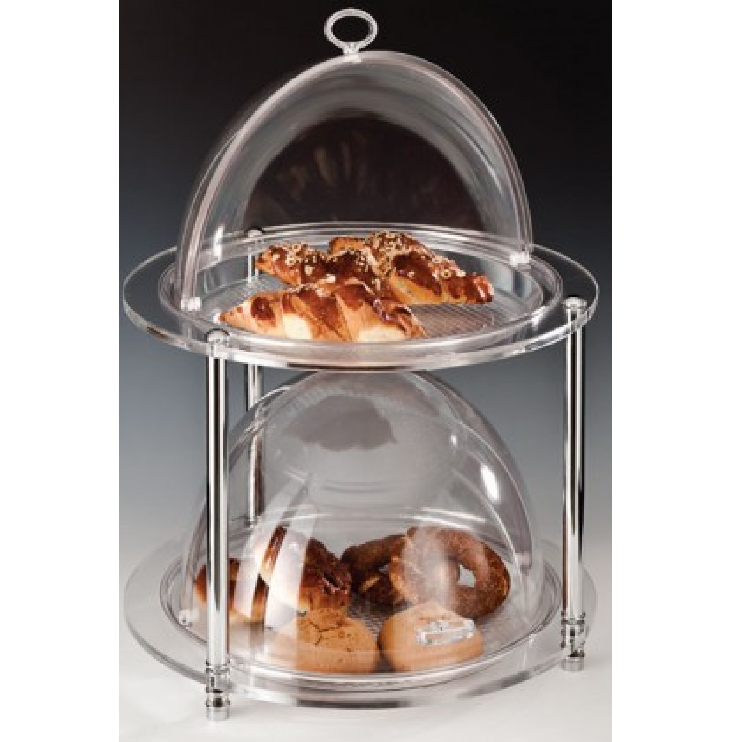 OLYCARBONAT FANUSLU TEŞHİR STANDI / BÜYÜK 49,5 X H: 54 Cm